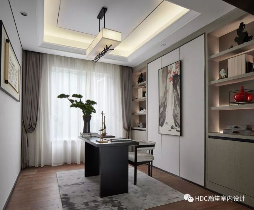 现代中式金泰地产中央星座样板房 | 古韵悠然,雅致禅意-25