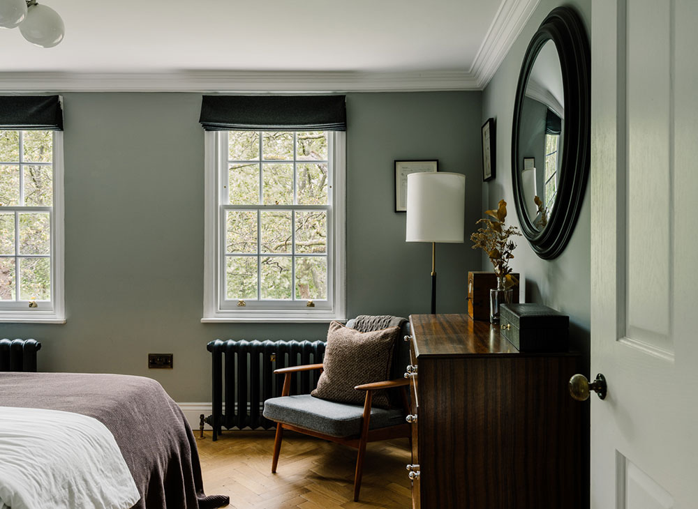 伦敦乔治亚风格住宅的优雅内饰-19