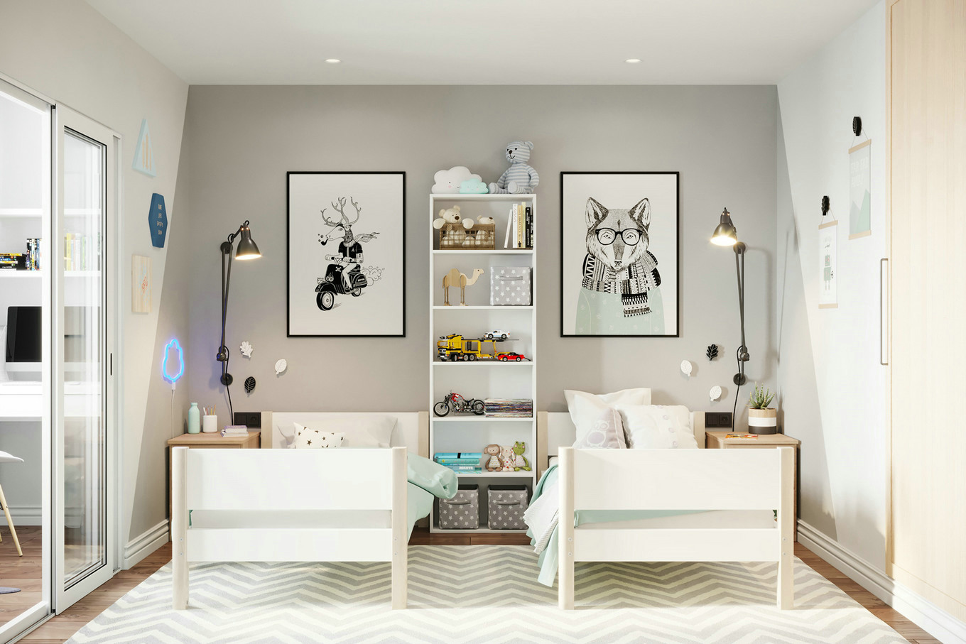 北欧风居家设计，舒适自然的生活空间-14