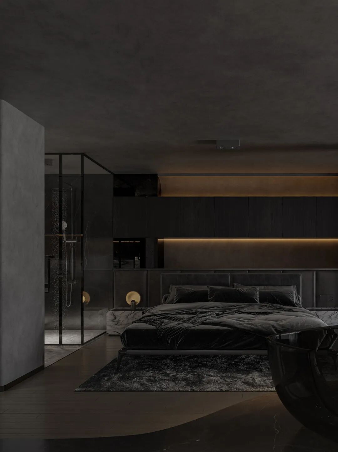 广州越秀天荟江湾Loft公寓丨中国广州丨格梵装饰集团-19