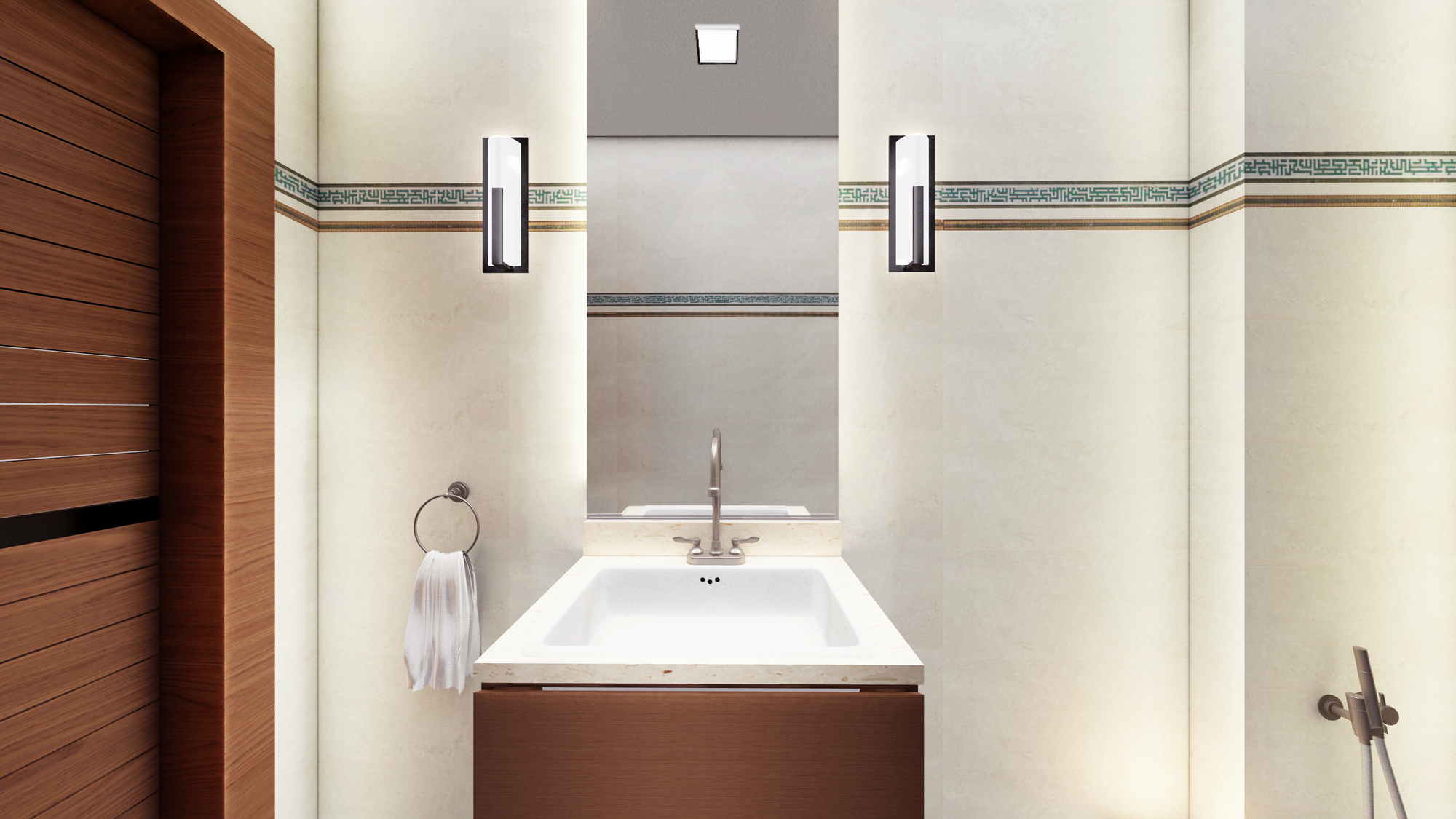 简约浴室与厕所设计丨埃及开罗-12