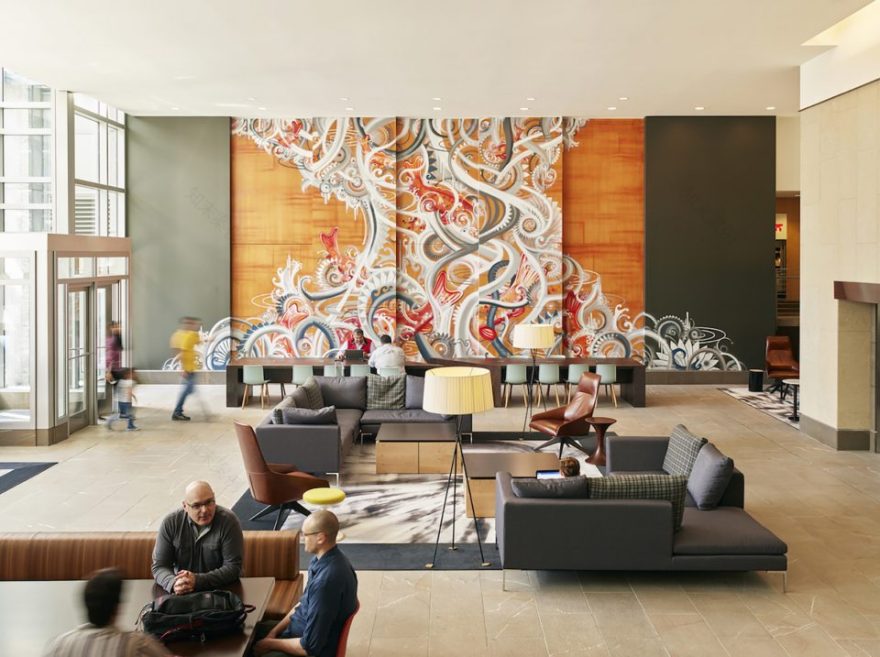 美国 Key Center 大厅改造-3