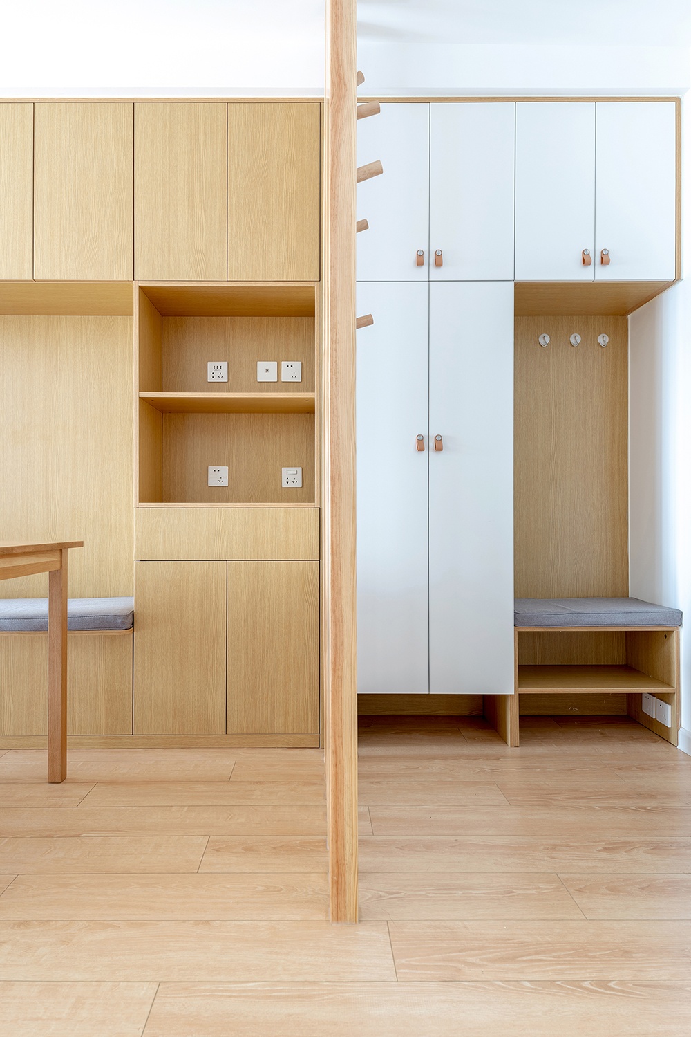 超强收纳+原木，80㎡的日式风让老人同住更放心-6