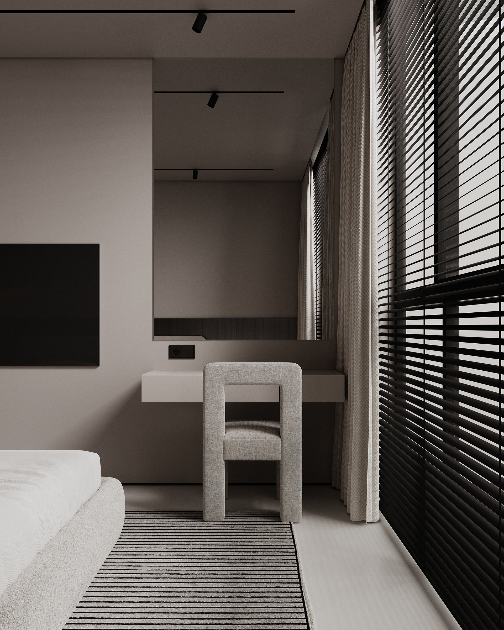 单色开放式公寓丨阿联酋迪拜-33