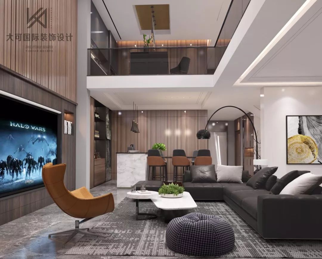 《现代生活—简与繁》外滩首府 380㎡叠墅，现代风格演绎生活美学-24