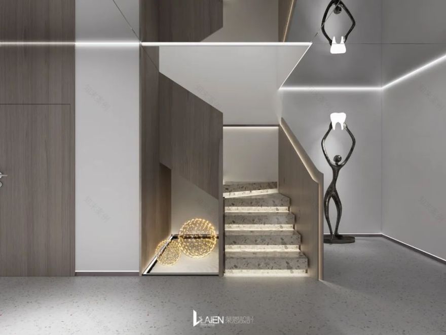 上海松江华尔康口腔 | 现代简约风格的口腔医疗空间设计-48