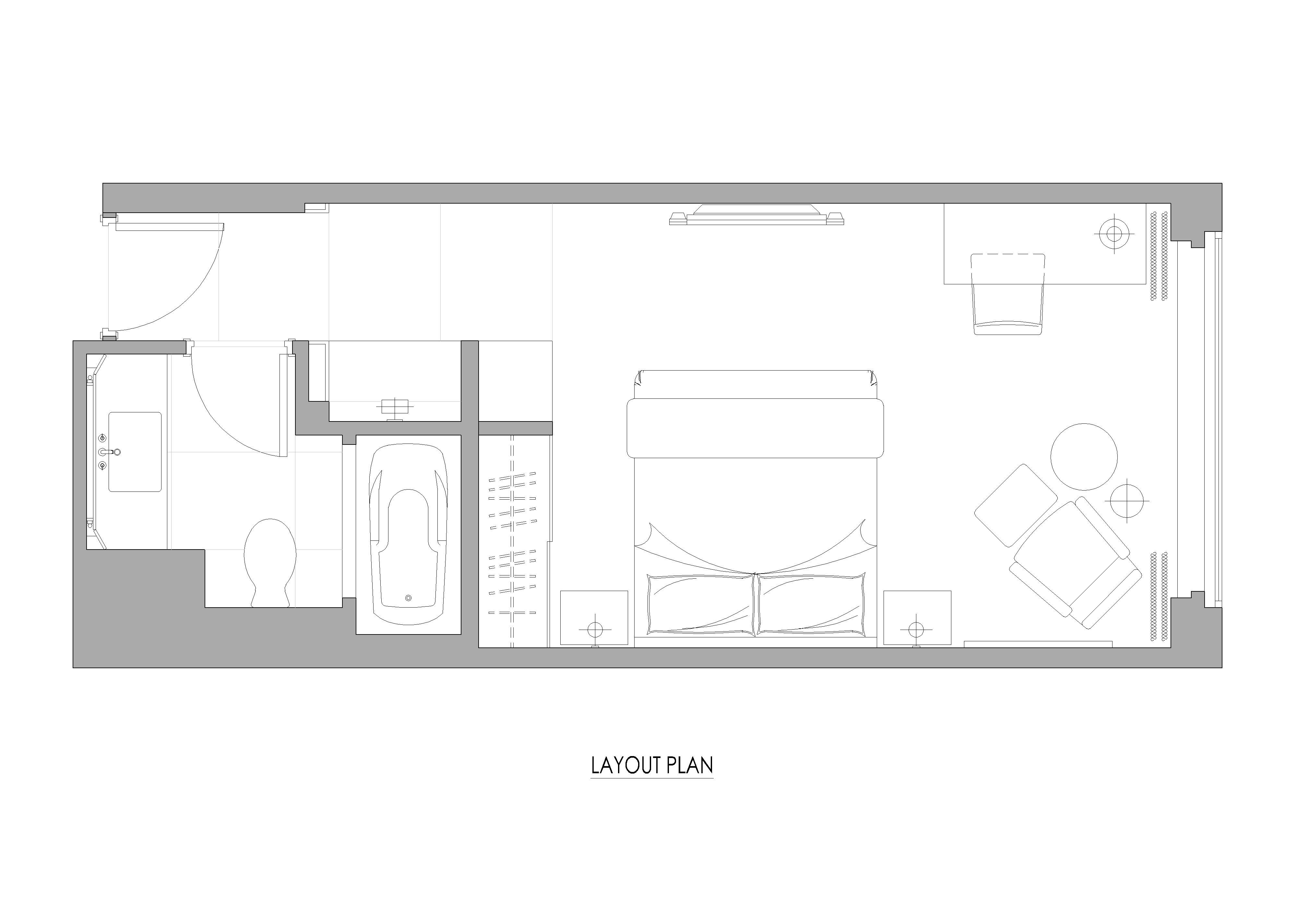 酒店丨Royal Garden Hotel Typical Guest Room 梁志天-13