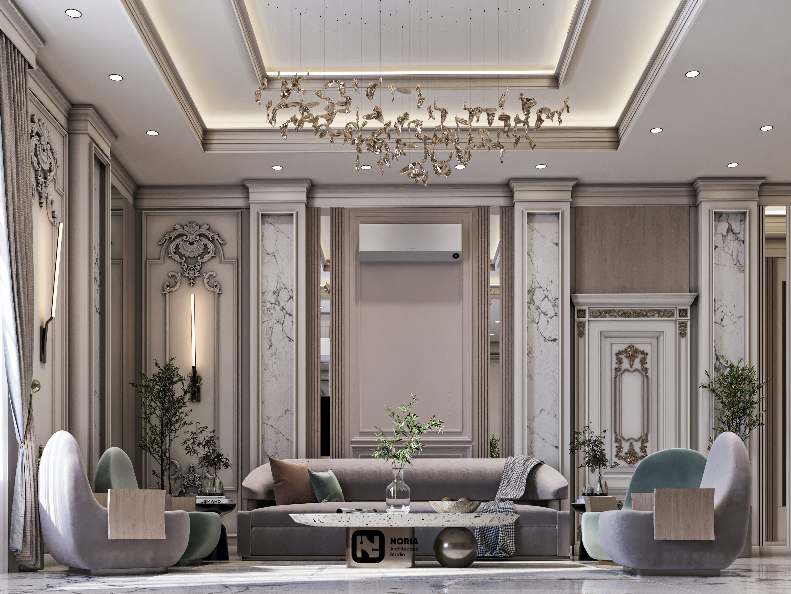 别墅接待厅丨沙特阿拉伯-6