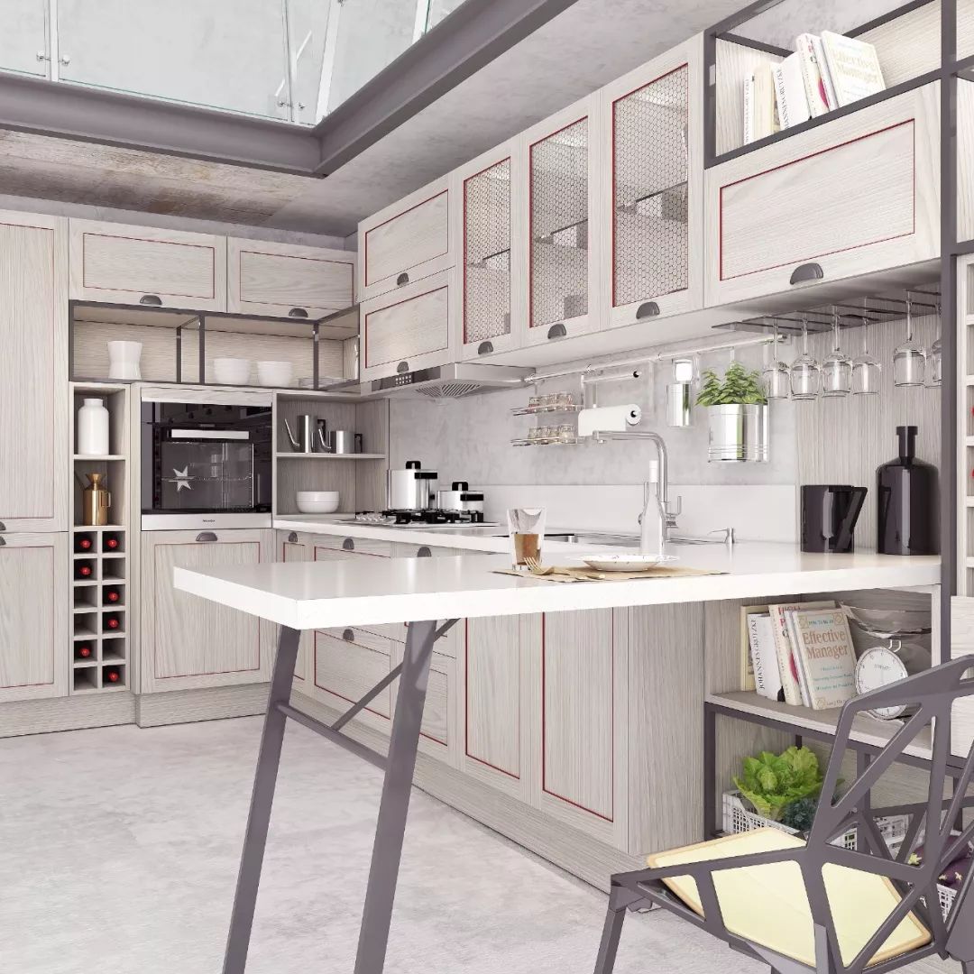 工业风=简陋毛坯房？错！你绝对没想到厨房还能这么装！-13