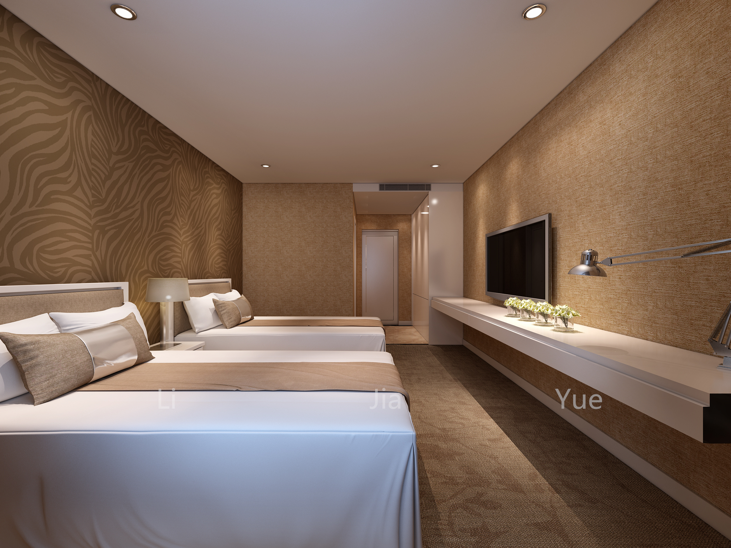 某某宾馆卧室设计合集-4