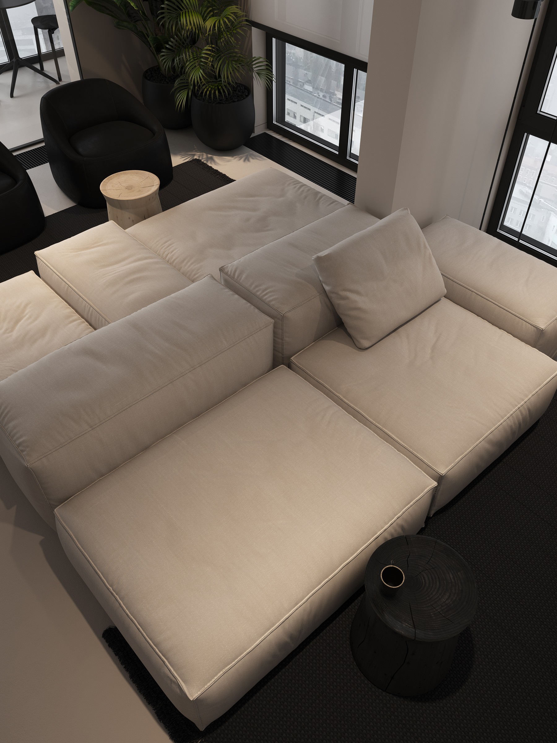 灰白色居住空间 简洁细腻！-16