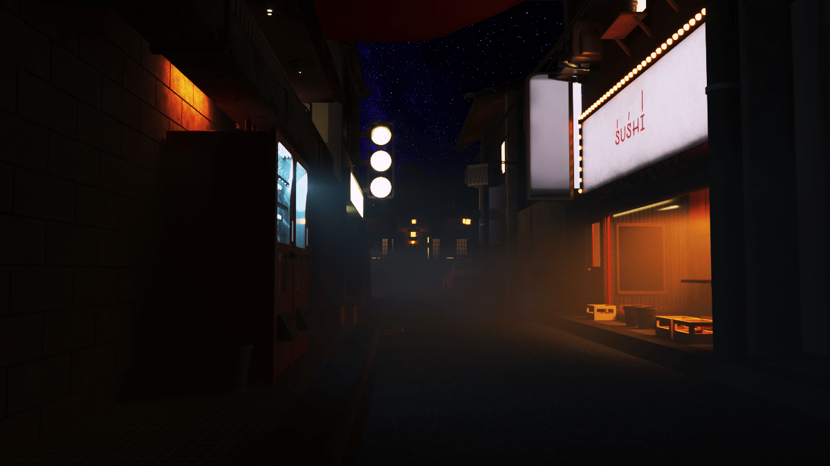 日本风情商业街区设计丨Anastasiya Gushchina-2