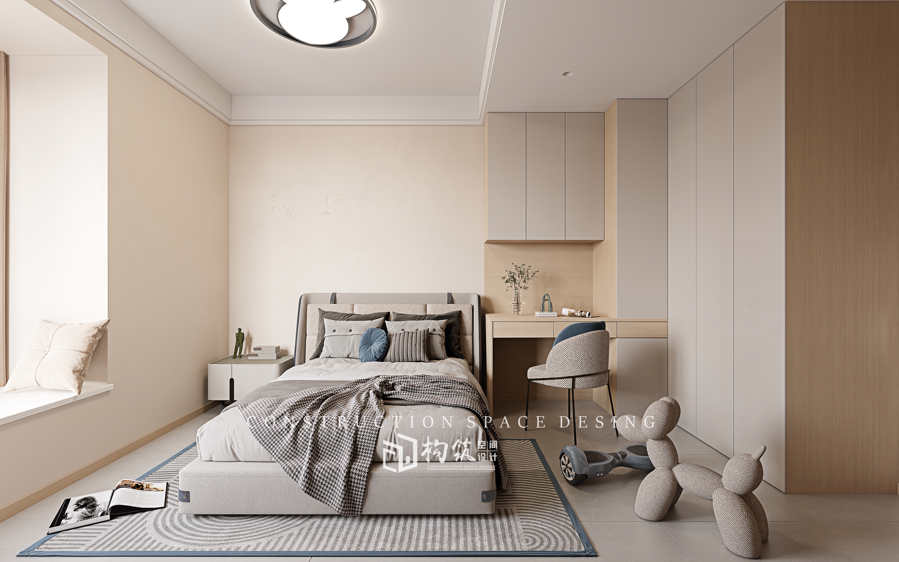 东方帝景奶油风室内设计-29