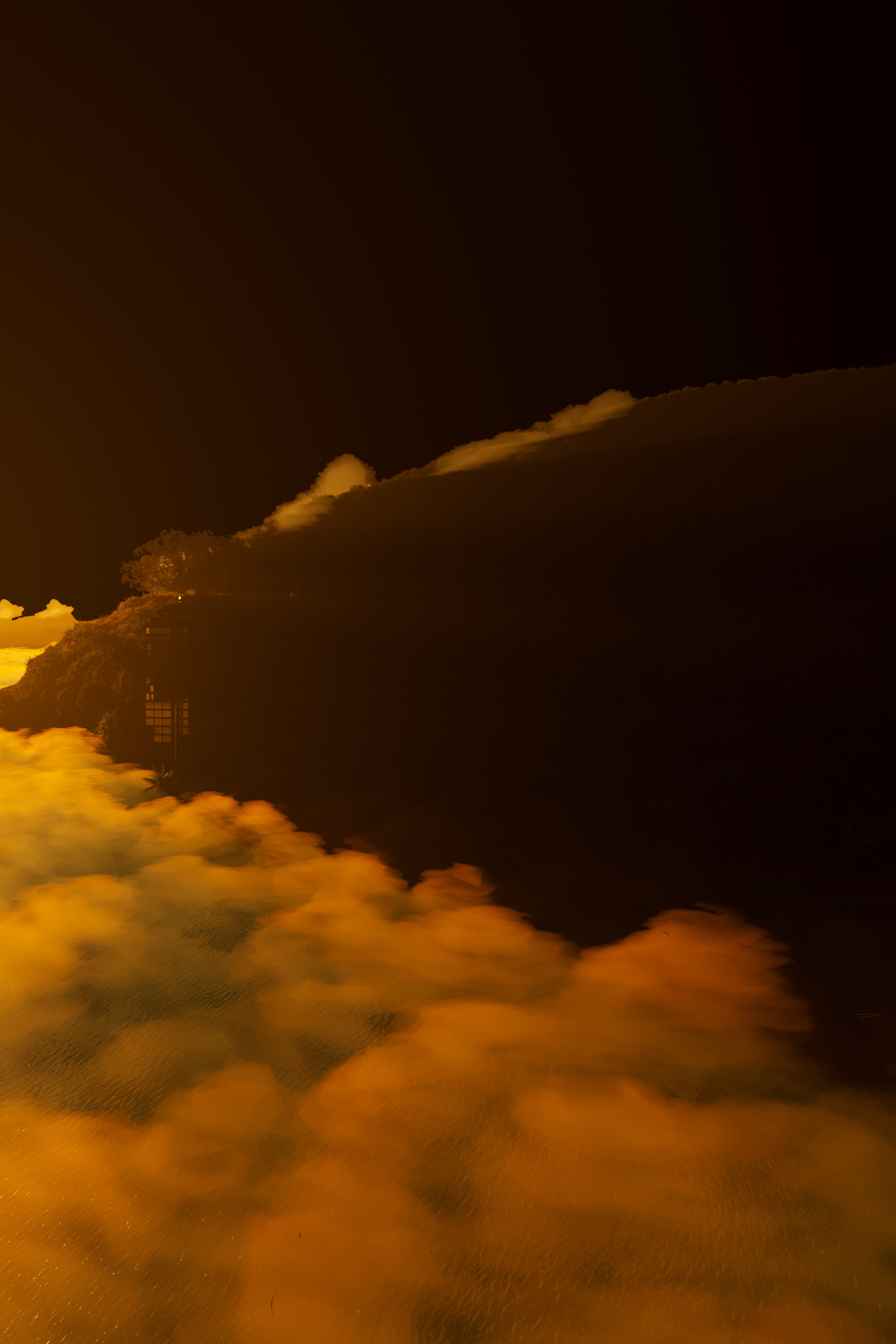 Building on cliff-19