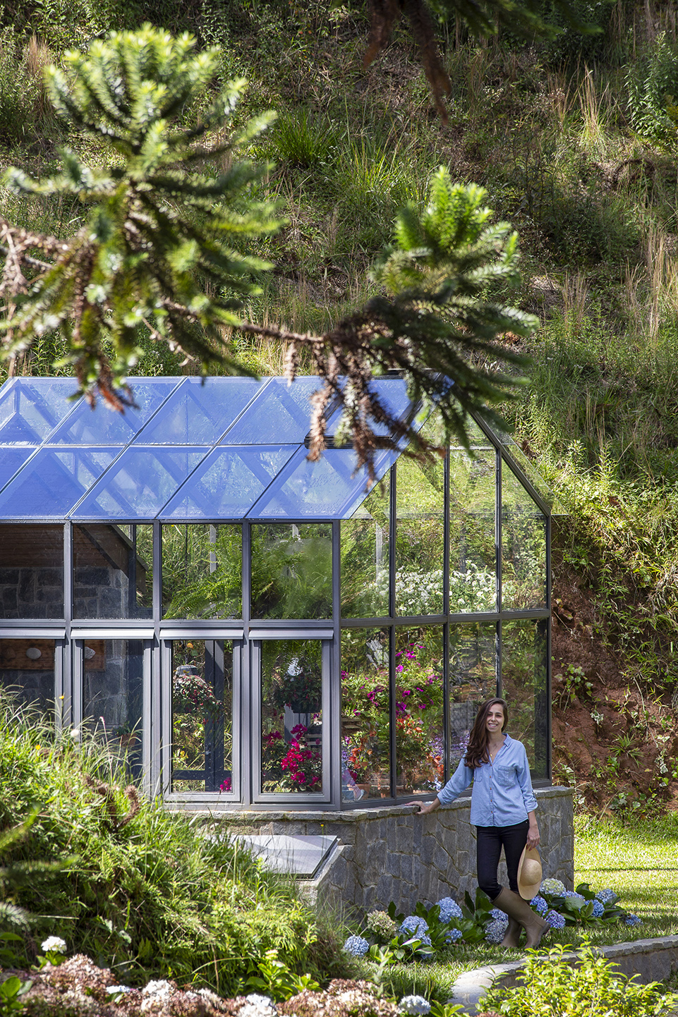 巴西 Araucária 家庭温室丨Angá Arquitetura-29