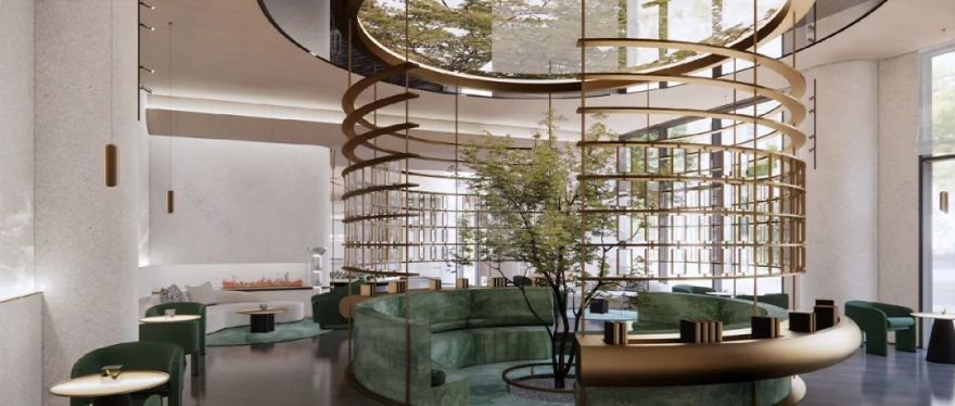 康定斯基灵感几何咖啡厅丨源里源外设计-56