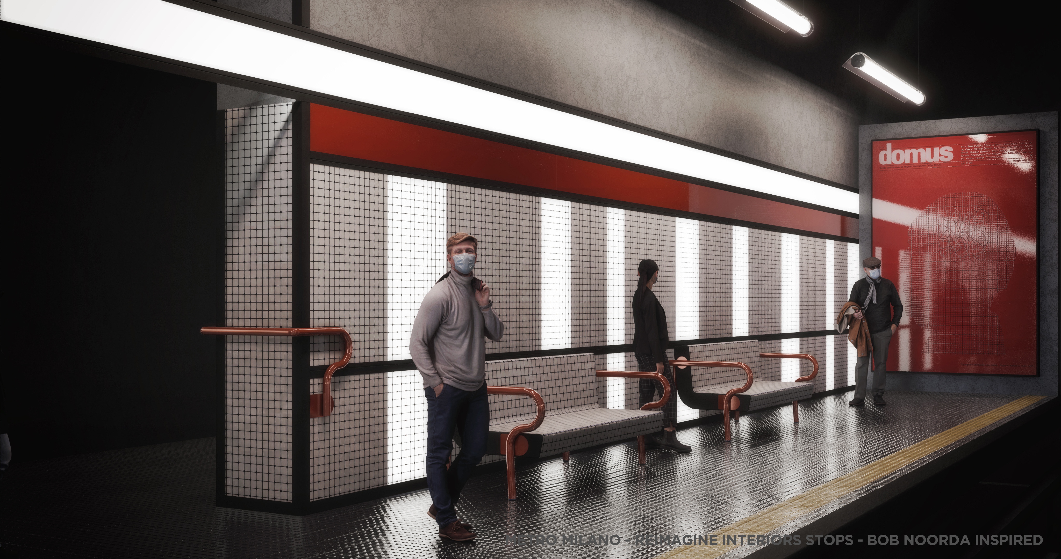 Milano metro - reimagine the stops - Bob Noorda-5