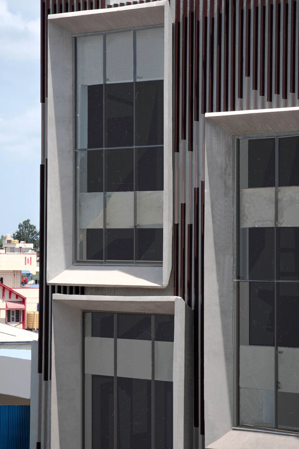 有韵律感的屏蔽式立面丨印度班加罗尔丨A.J Architects-11