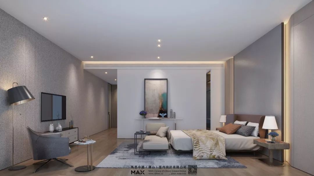 湖景花苑别墅 | 现代轻奢的人居美学-22