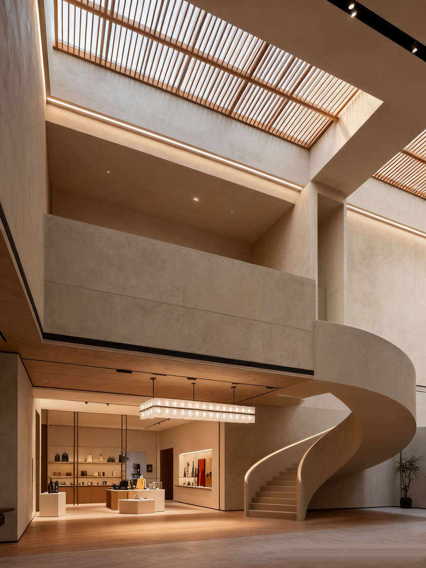 现代极简风格的建筑空间设计适合哪些场所？-4