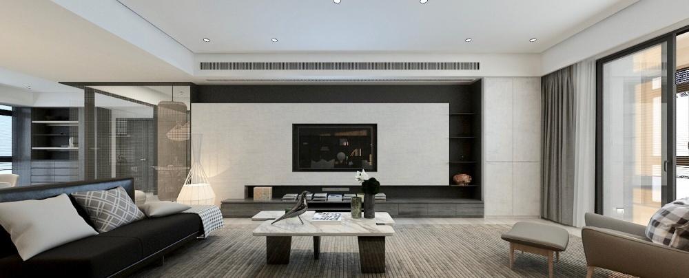 融合南北对流与女性力量的黑灰色系家居设计-9