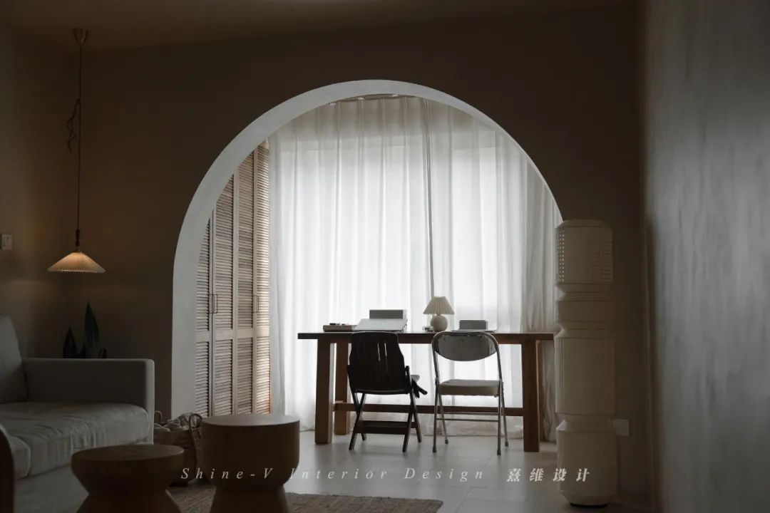 《织巢》 | 微水泥与贝壳砖的侘寂之美-52