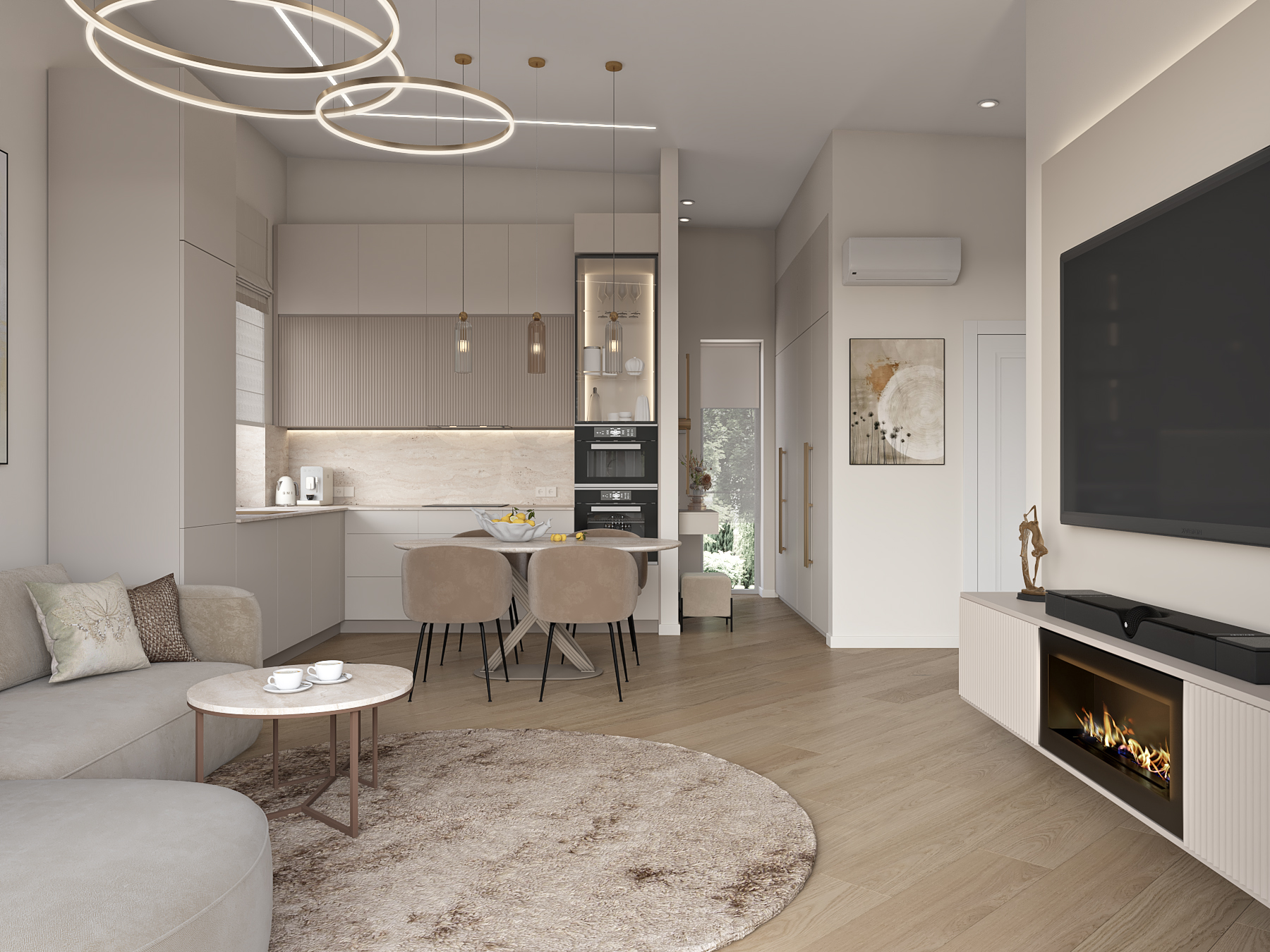 Гостиная-кухня-3