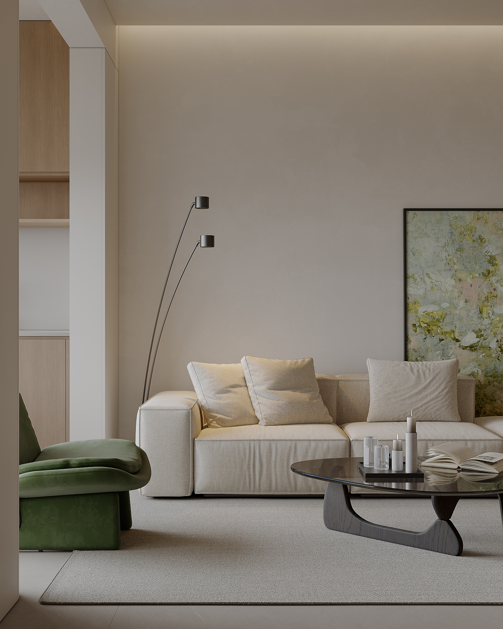 Vike表现新作|现代奶油家-8