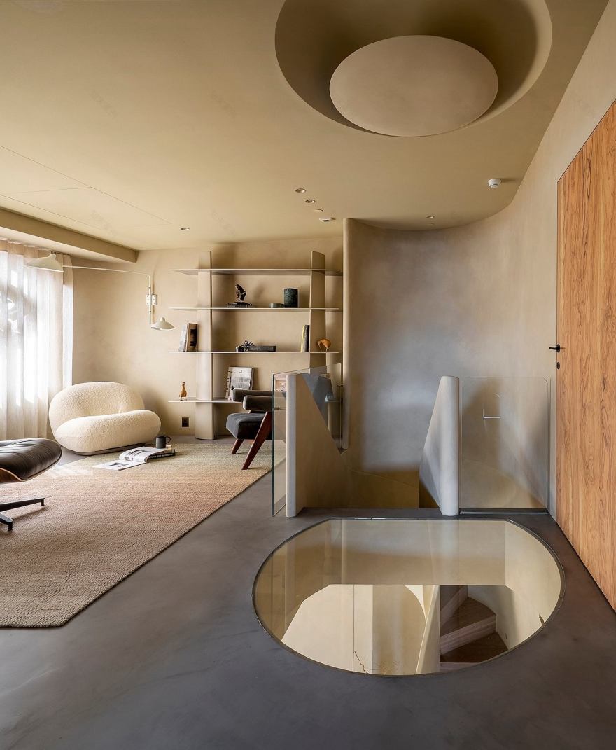 雕塑风格顶层公寓丨中国台北丨Peny Hsieh Interiors-7