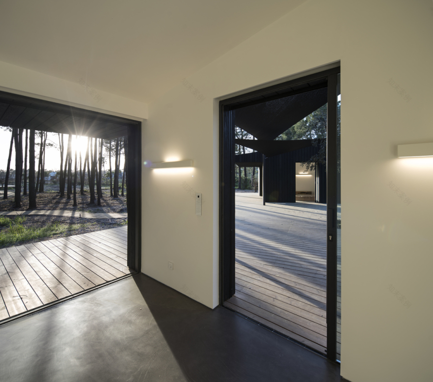 葡萄牙林中的两个黑色小屋-24