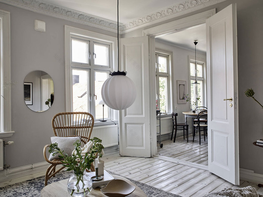 宁静的斯堪的纳维亚式公寓-5