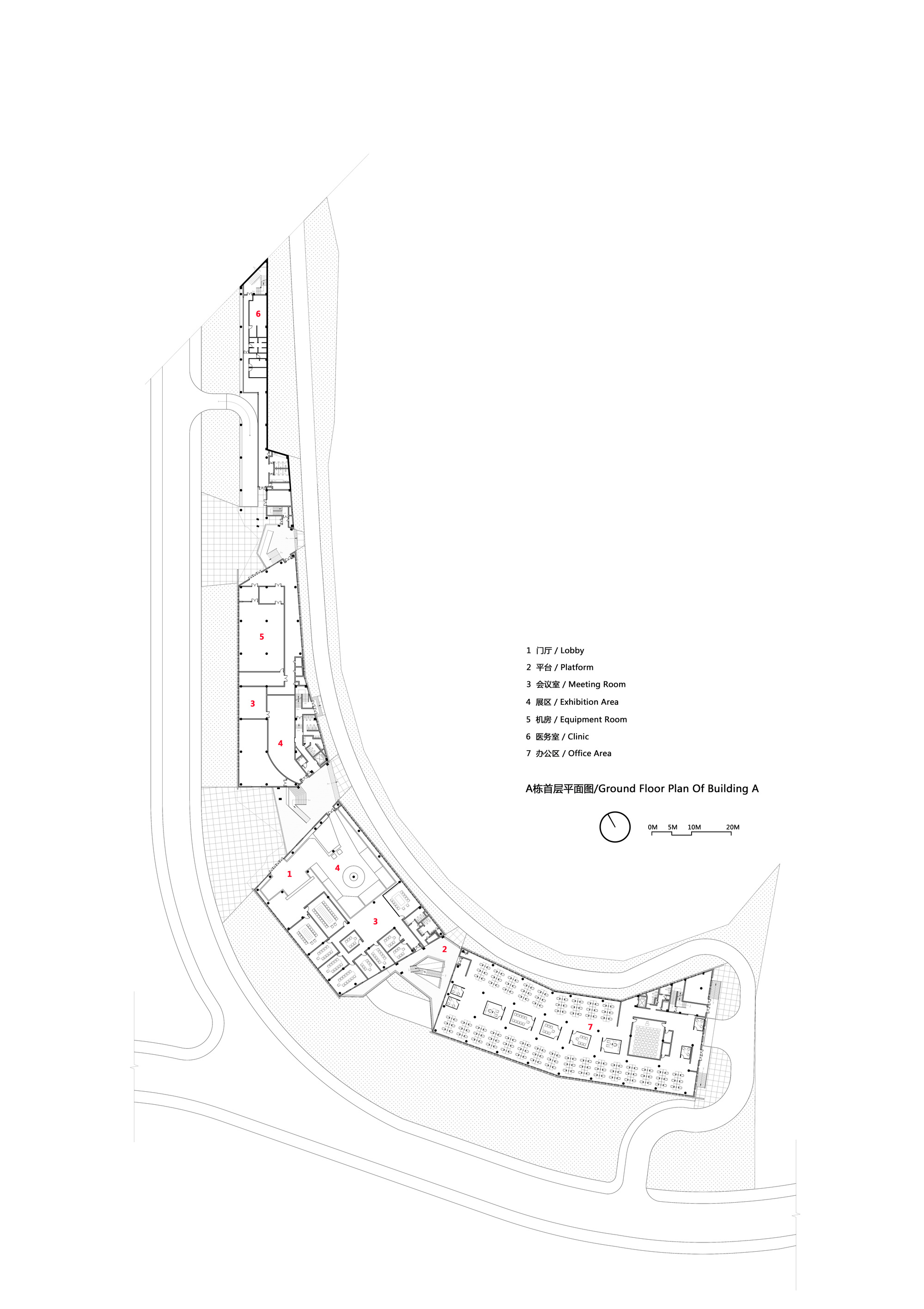 广州网易总部办公楼 建筑设计丨中国广州丨东意建筑-40