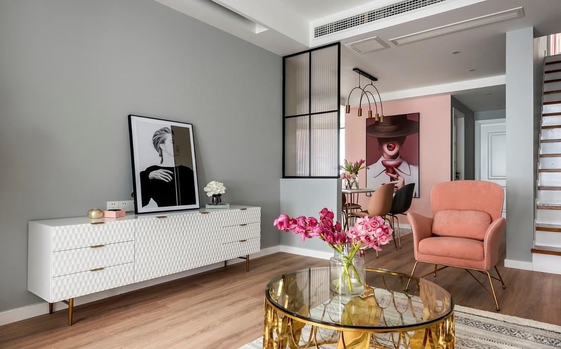 重庆初晨设计 · 童话粉色调平层空间-14