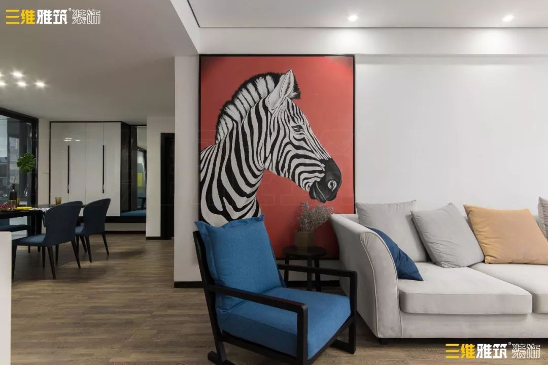 现代黑白灰，营造温馨艺术空间-20