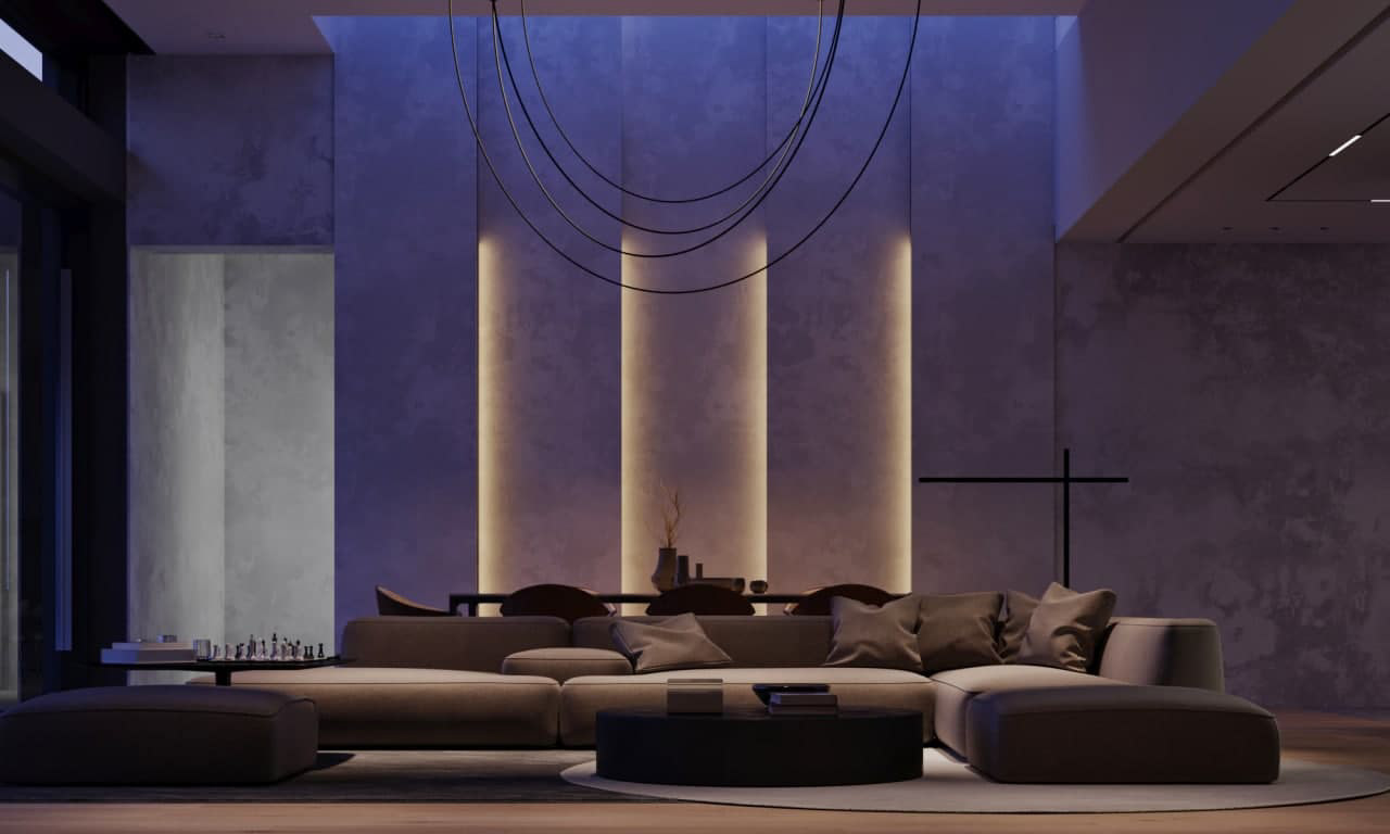 乌克兰 600平超大空间简约设计！-1