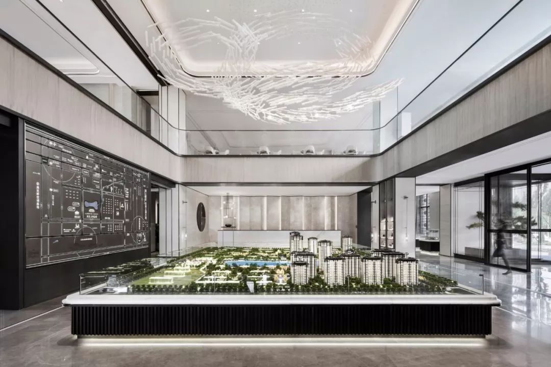 上湖嘉园营销中心 | 光影空间的人与景对话-53