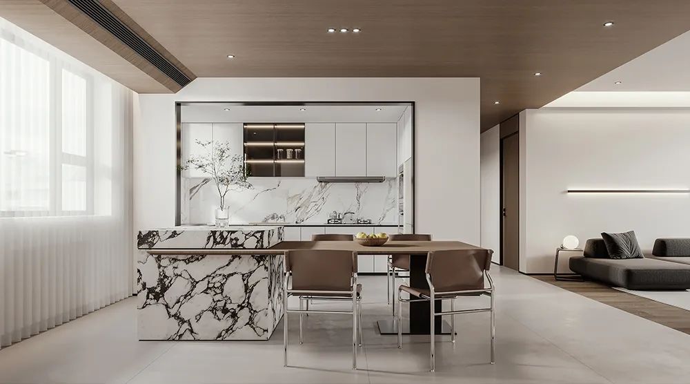 峰上名宅·现代极简风案例丨CITYFAMILY DECORATIO-12