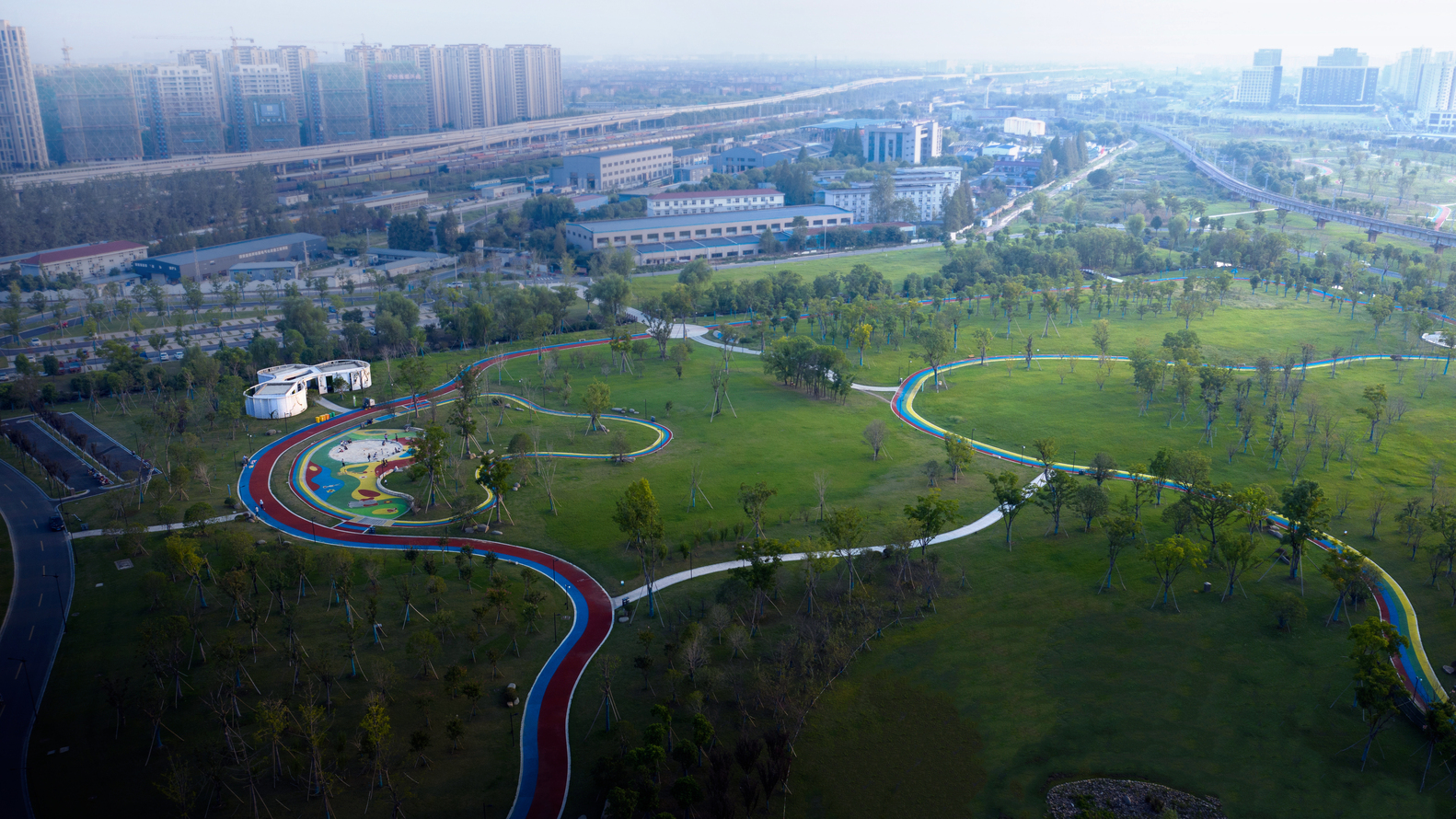 杭州临平体育公园休息驿站-6