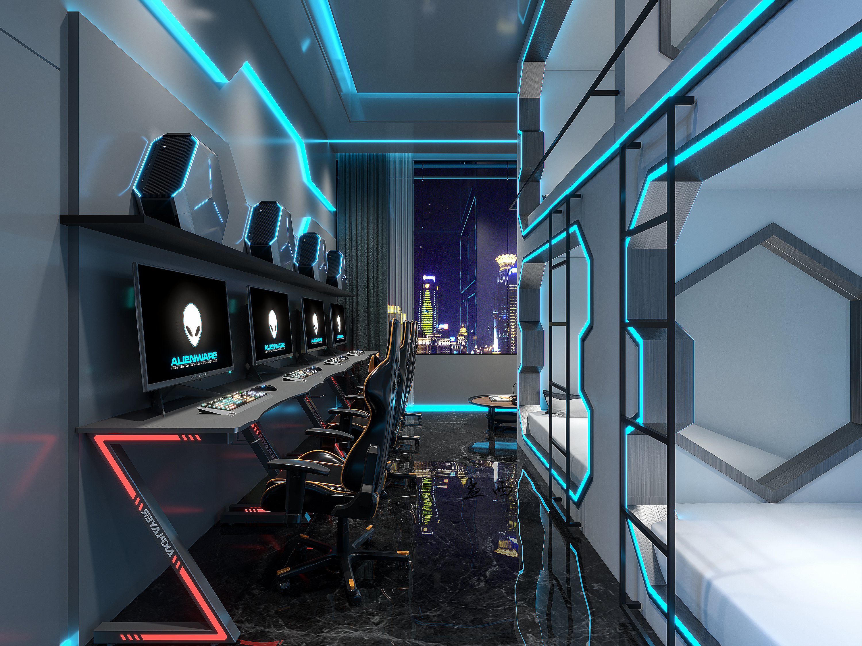 电竞酒店设计-14