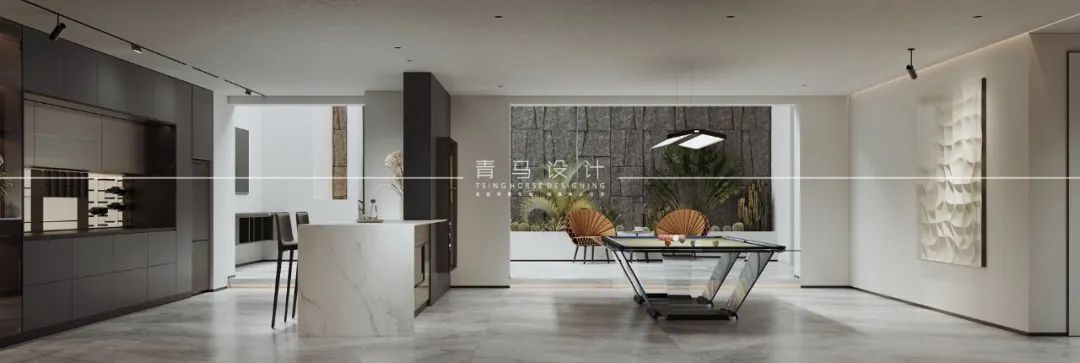 未央金茂府现代轻奢下叠别墅设计丨中国西安丨青马别墅设计-17