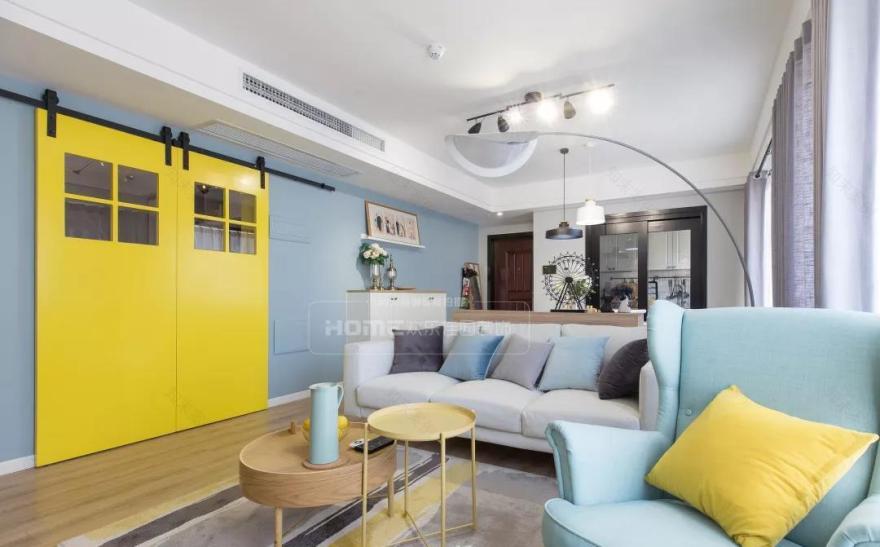 欢乐佳园装饰|| 蓝墙黛瓦,暖意生活北欧风-41