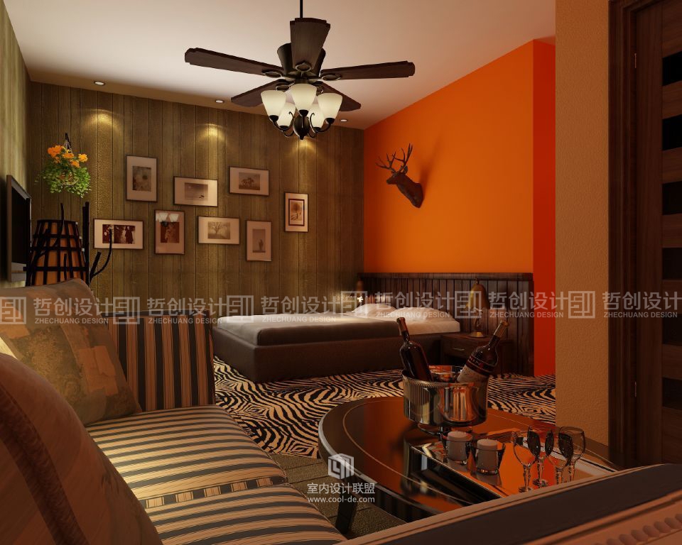 味梓巢主题酒店装修设计效果图-昆明酒店装修设计-11