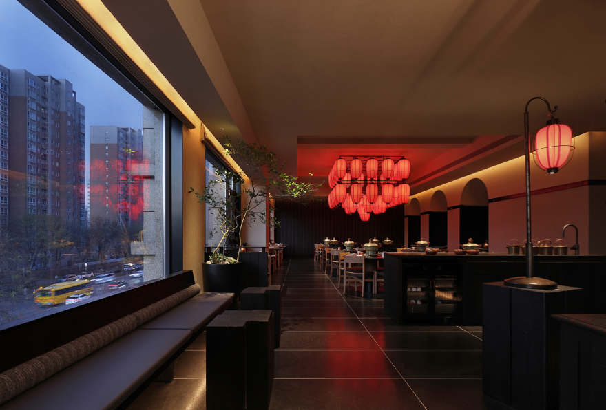 金昆阁·铜锅涮肉丨中国西安丨屋里门外设计-28