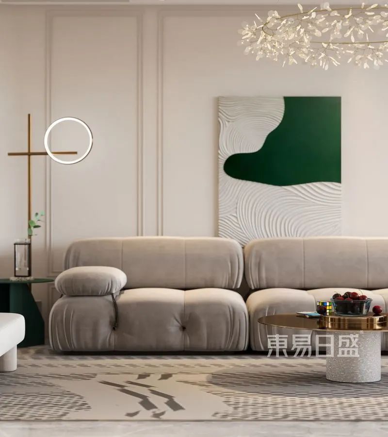 240㎡婚房装修，现代风也可以很浪漫！-12