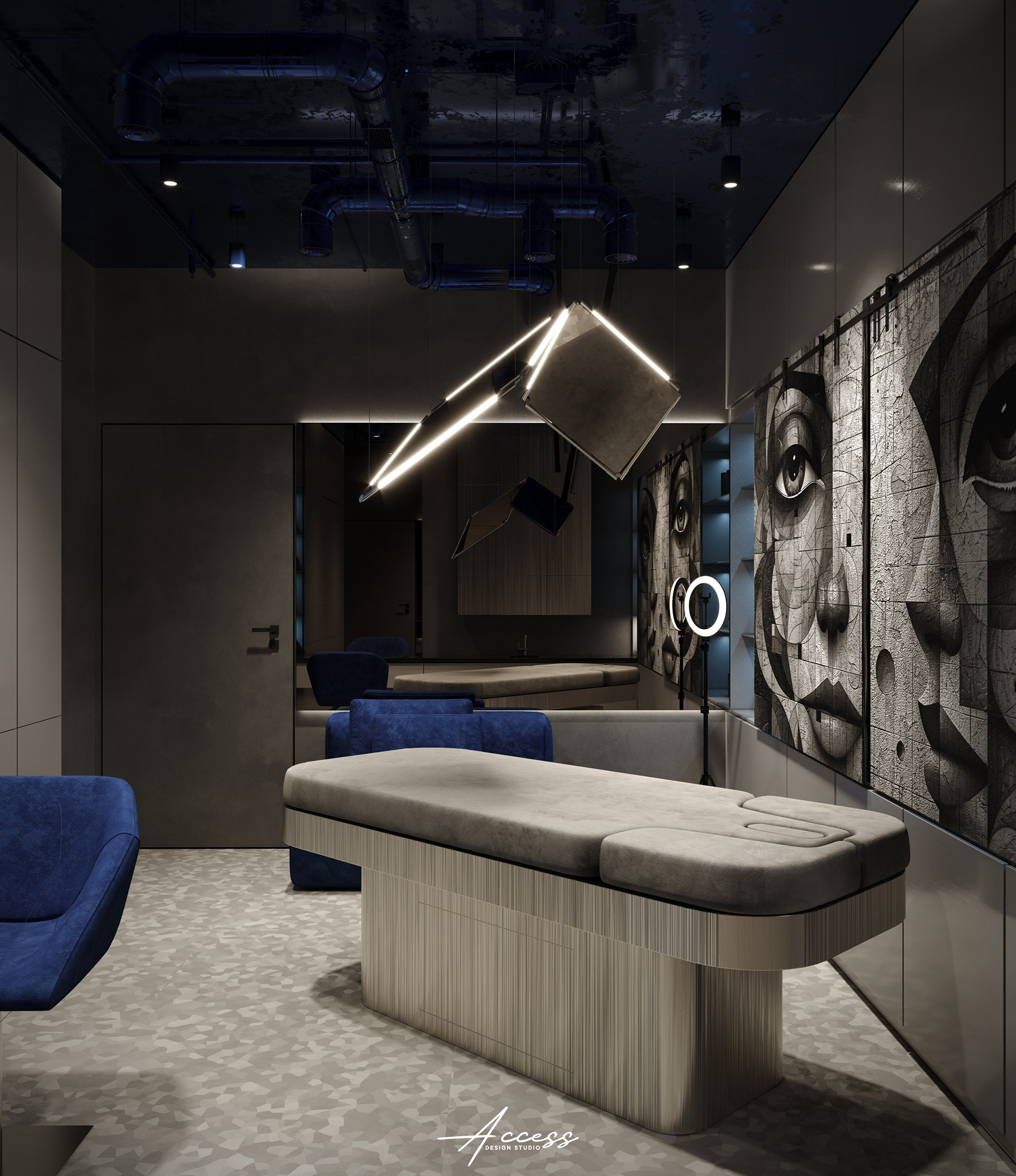 Nawras al Mullahi美容沙龙设计丨Access Design-37