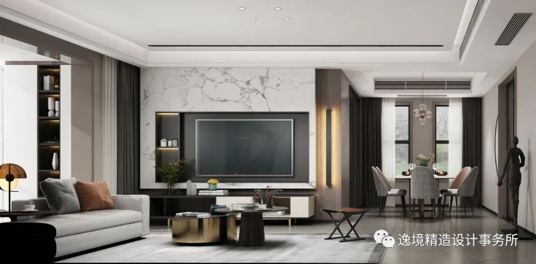 西安现代家居设计丨中国西安丨逸境精造设计事务所-23