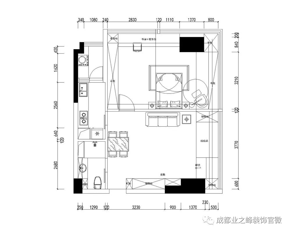 珊顿道现代风格独居空间设计丨袁智鹏-15