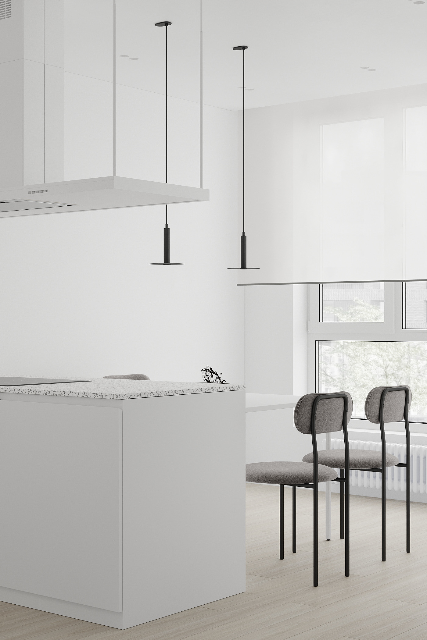 灰色系极简风公寓设计-9