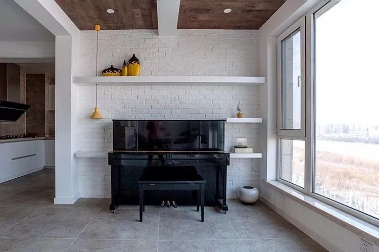 190㎡现代简约大宅，暖灰色地砖打造舒适空间-27