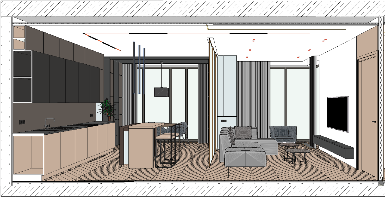 现代简约公寓设计丨MART Architects-98